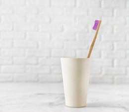 Image of a toothbrush in a cup