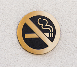 A logo for not smoking